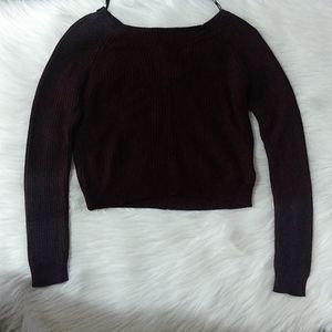 Crop top sweater